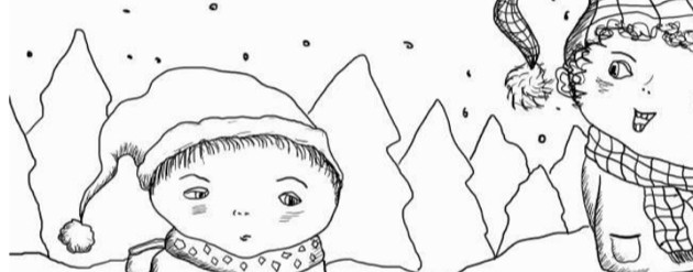 Руслан Вялитов: Новогодняя открытка "Снежки"